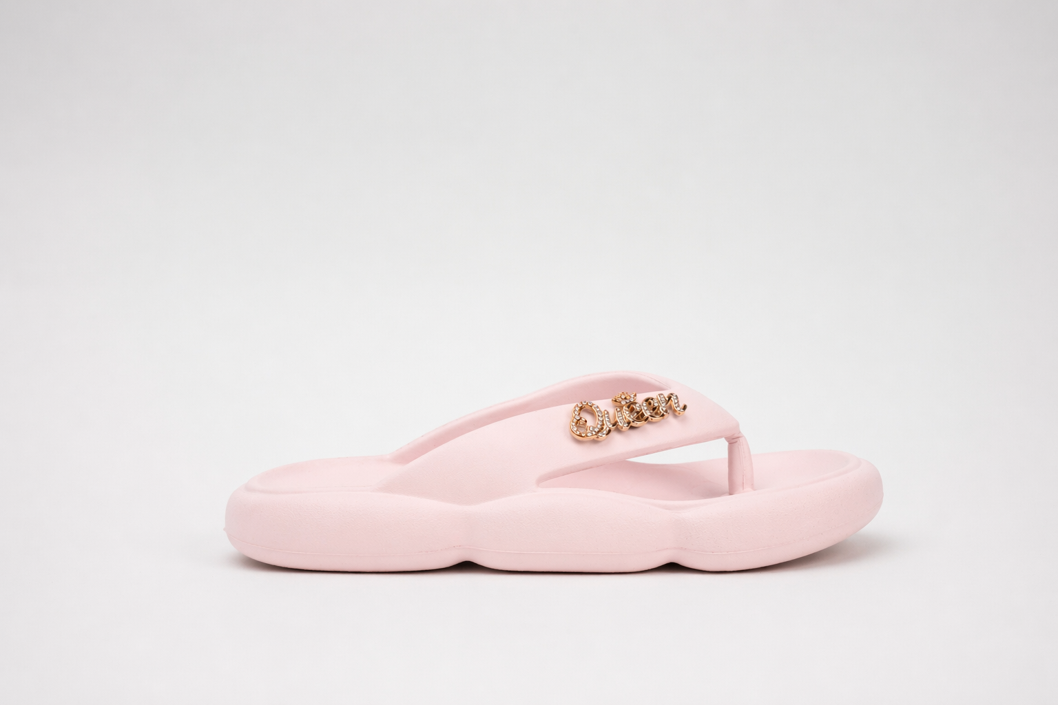 CLOGS | Vintage Tongs Charms Lettre Cœur Matelassé