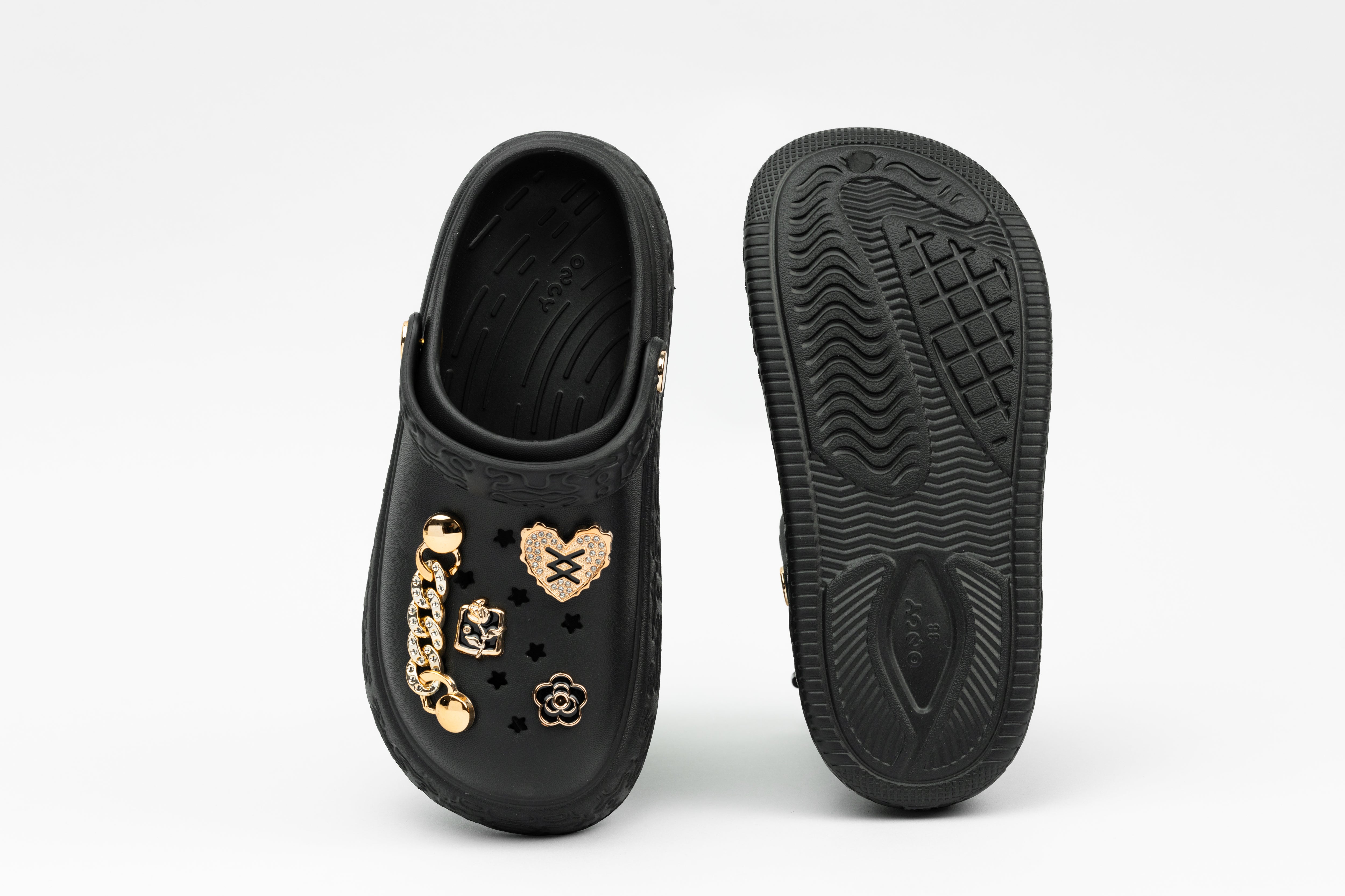 CLOGS | Sabots Cœur Étoiles Chaîne