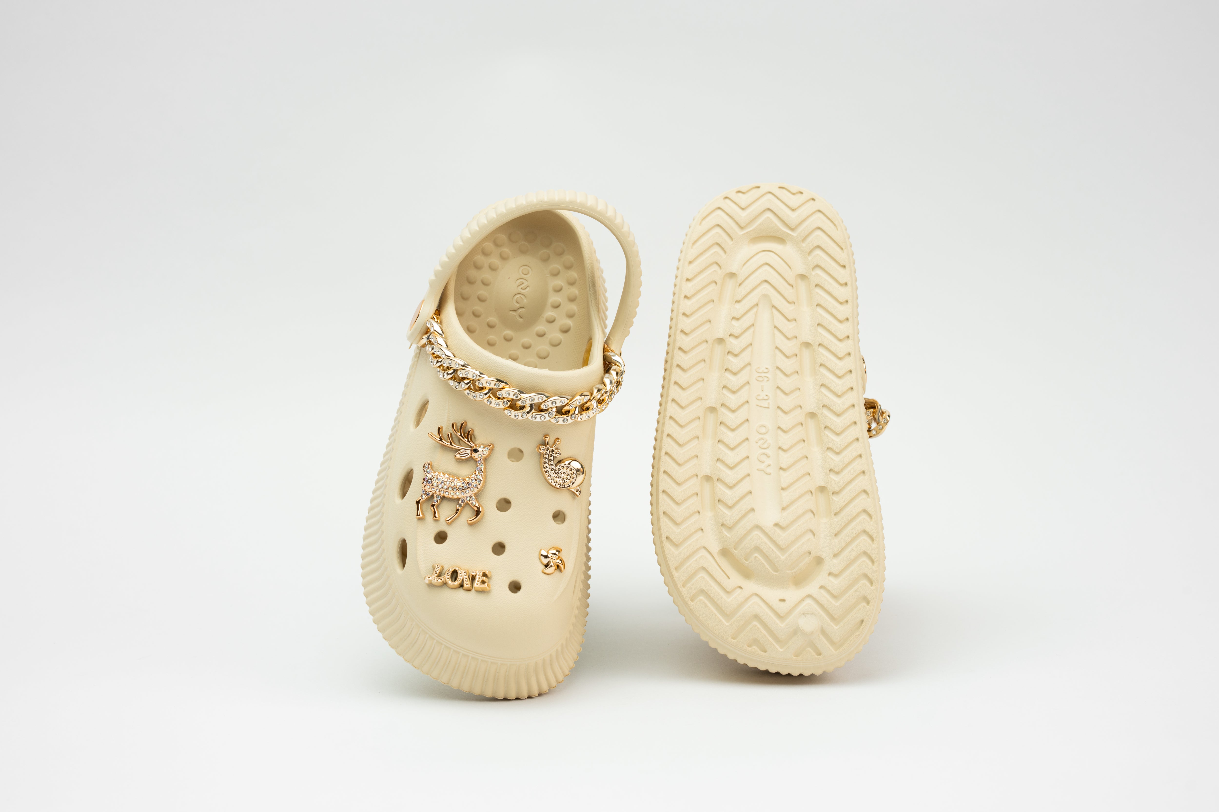 CLOGS | Sabots Cerf Chaîne Charm