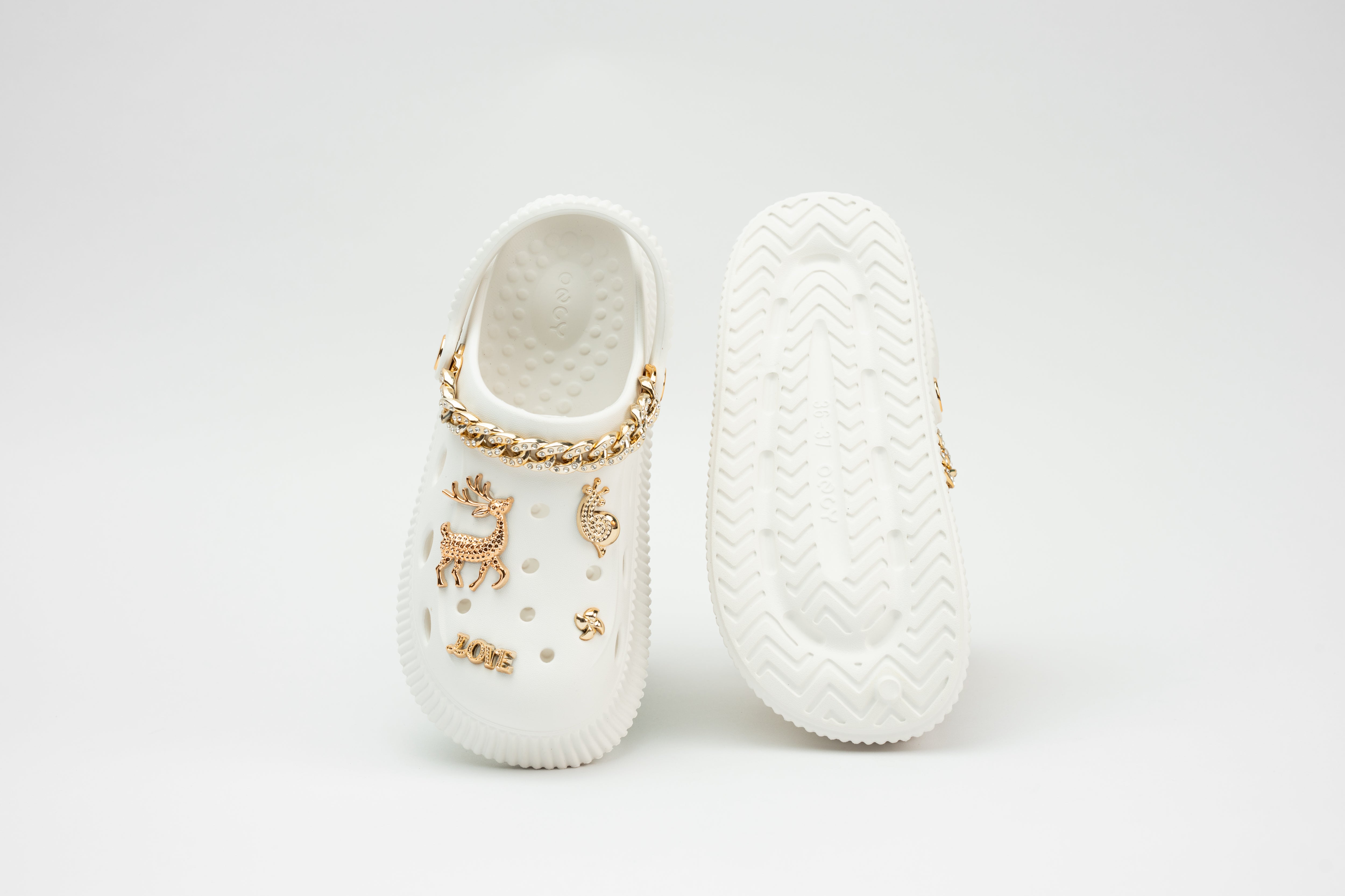 CLOGS | Sabots Cerf Chaîne Charm