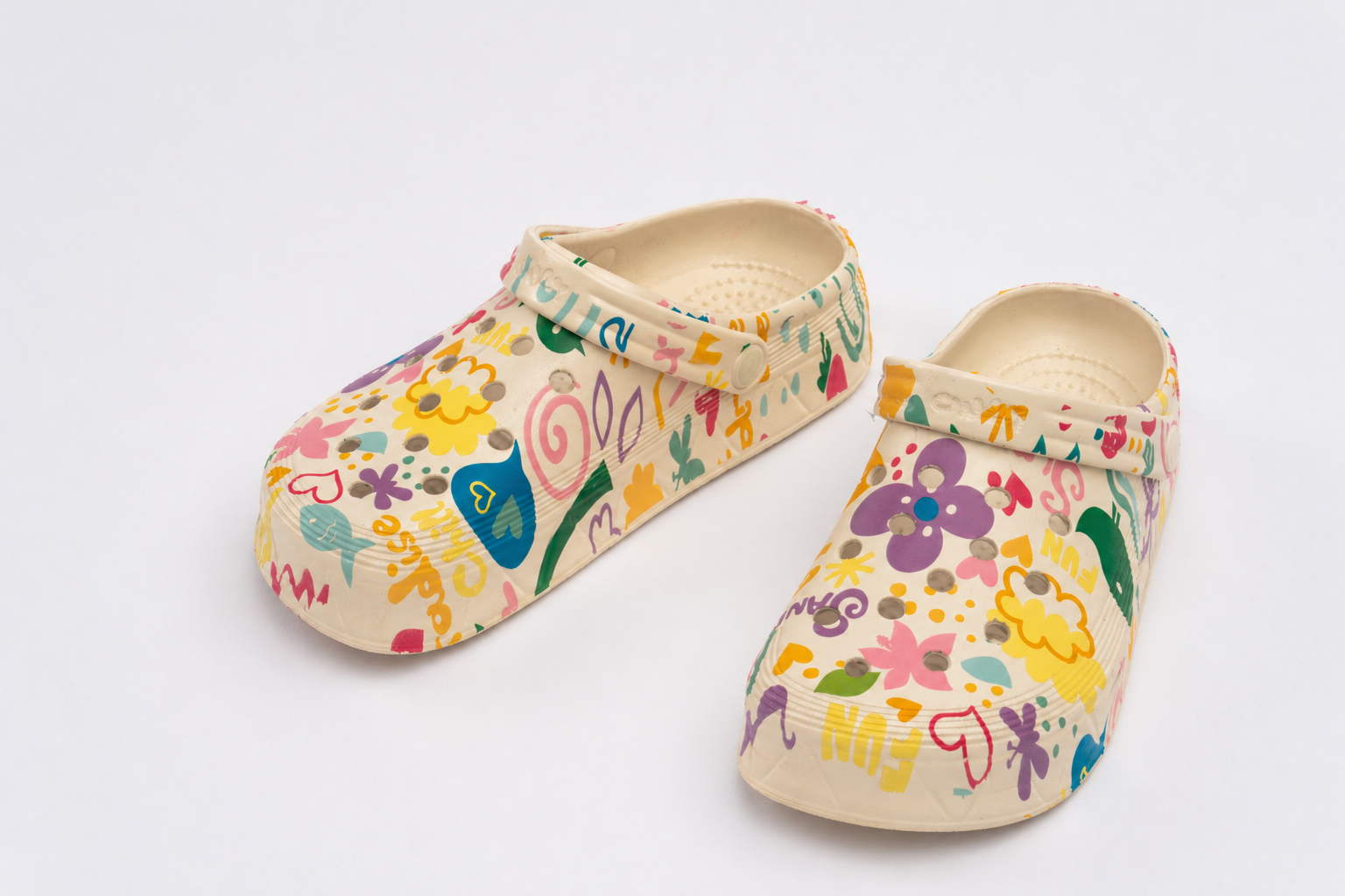 CLOGS |Sabots Motifs Artistiques Floraux