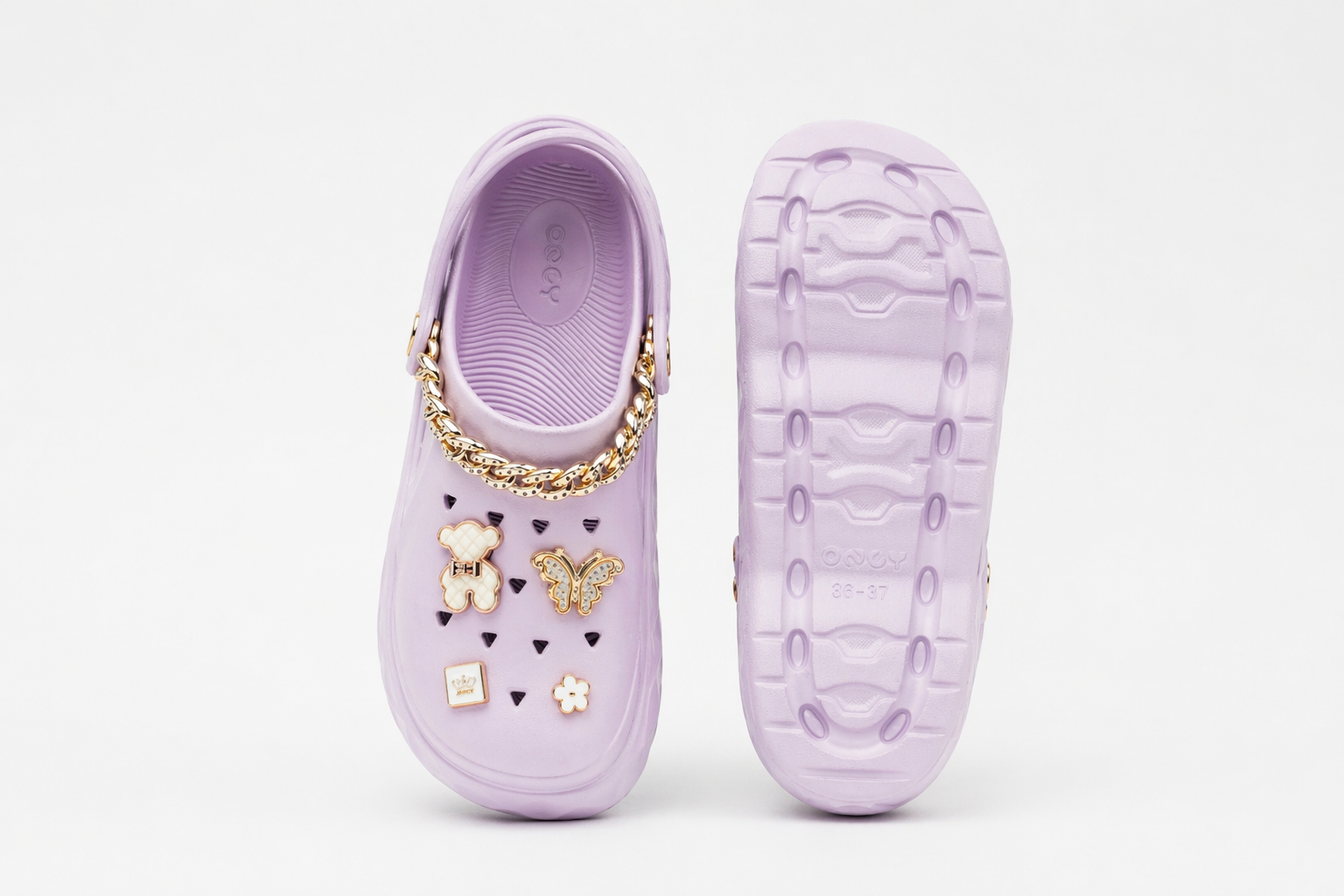 CLOGS | Sabots Ourson Papillon Chaîne