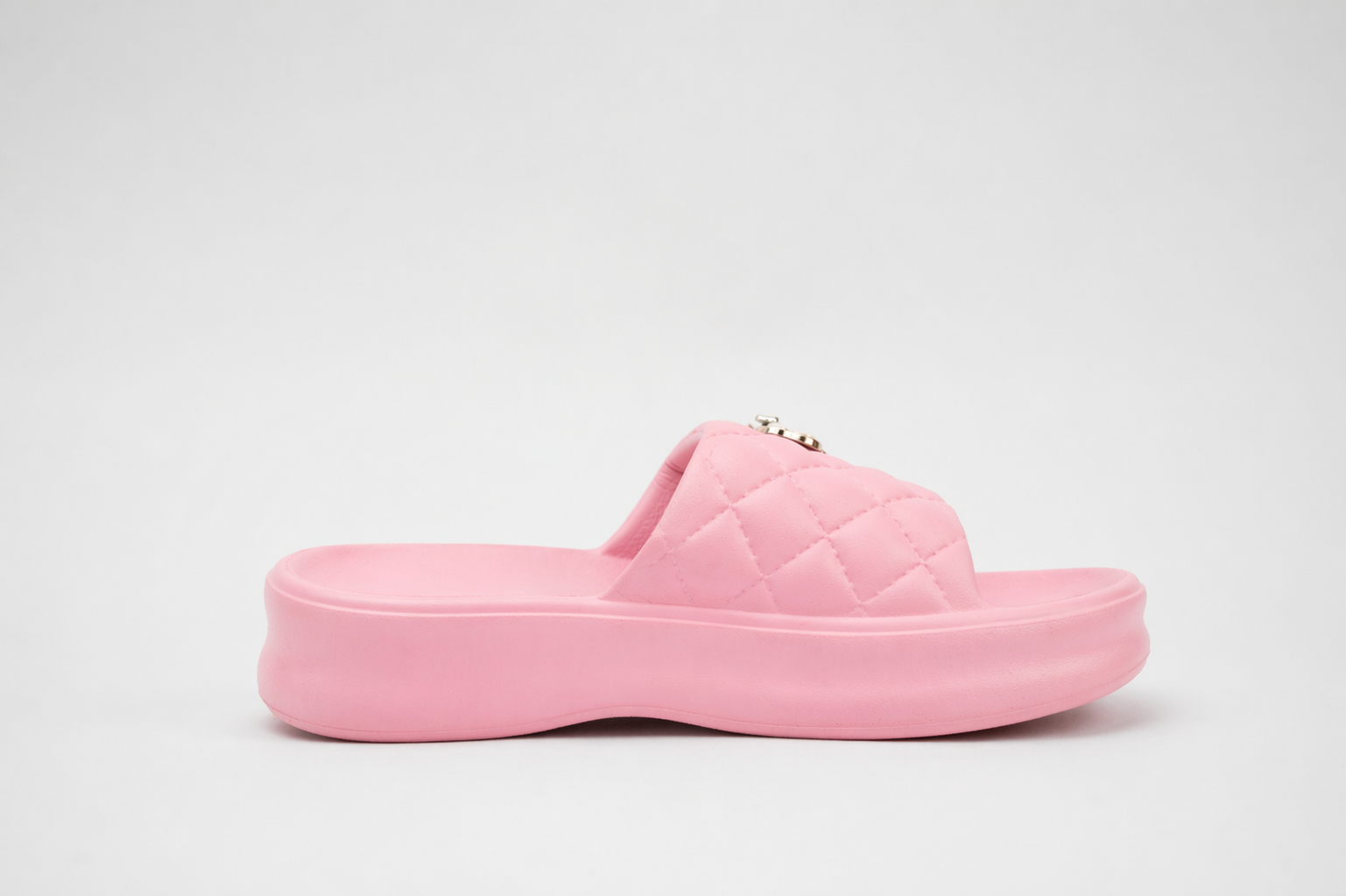 CLOGS | Sandales Ourson Matelassé Doré