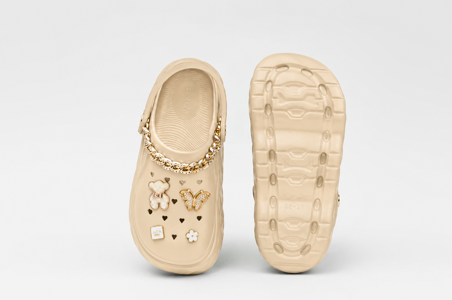 CLOGS | Sabots Ourson Papillon Chaîne