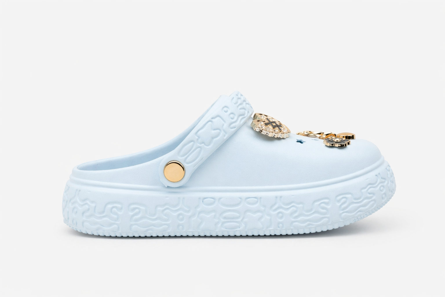 CLOGS | Sabots Cœur Étoiles Chaîne