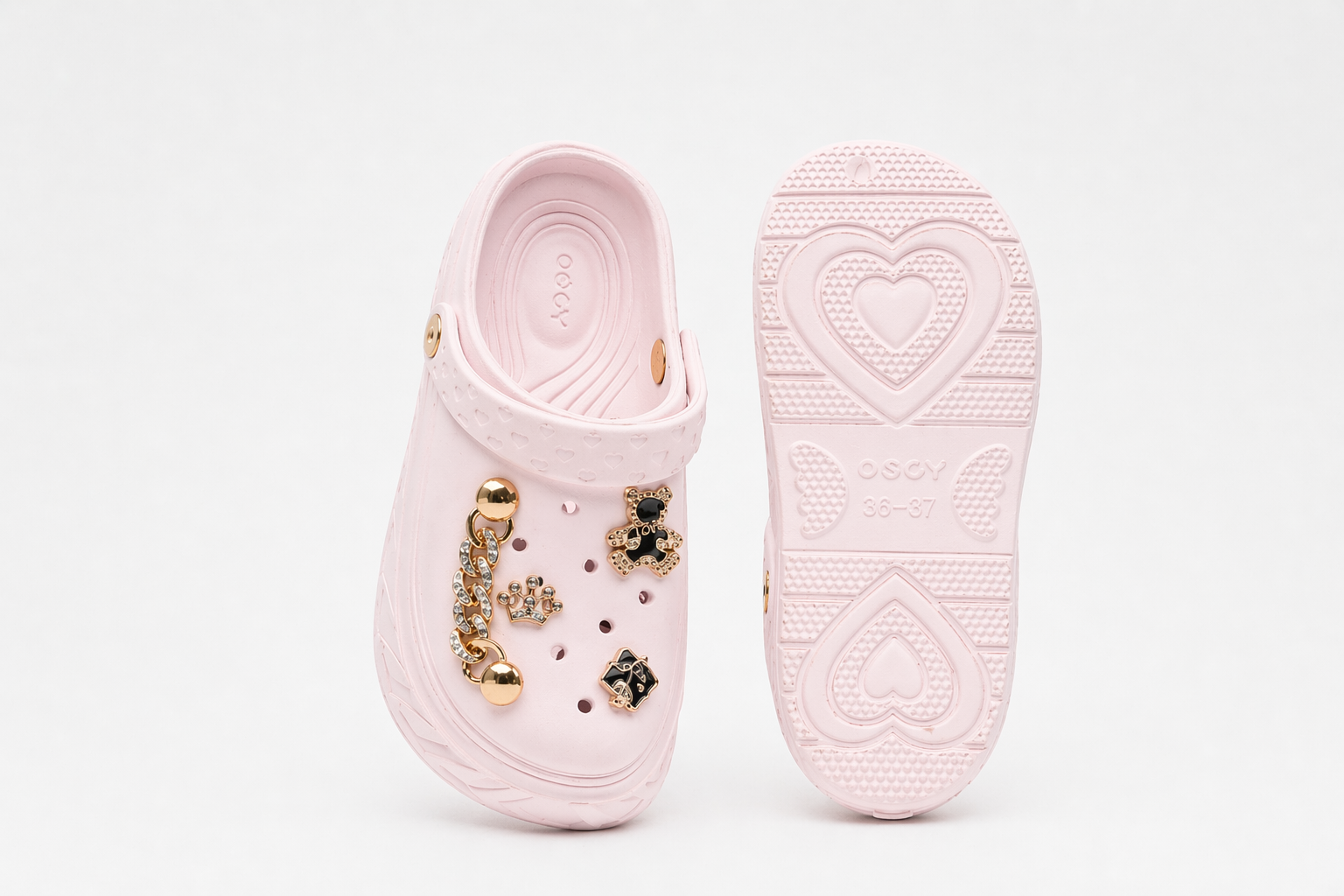 CLOGS | Sabots Couronne Ourson Chaîne
