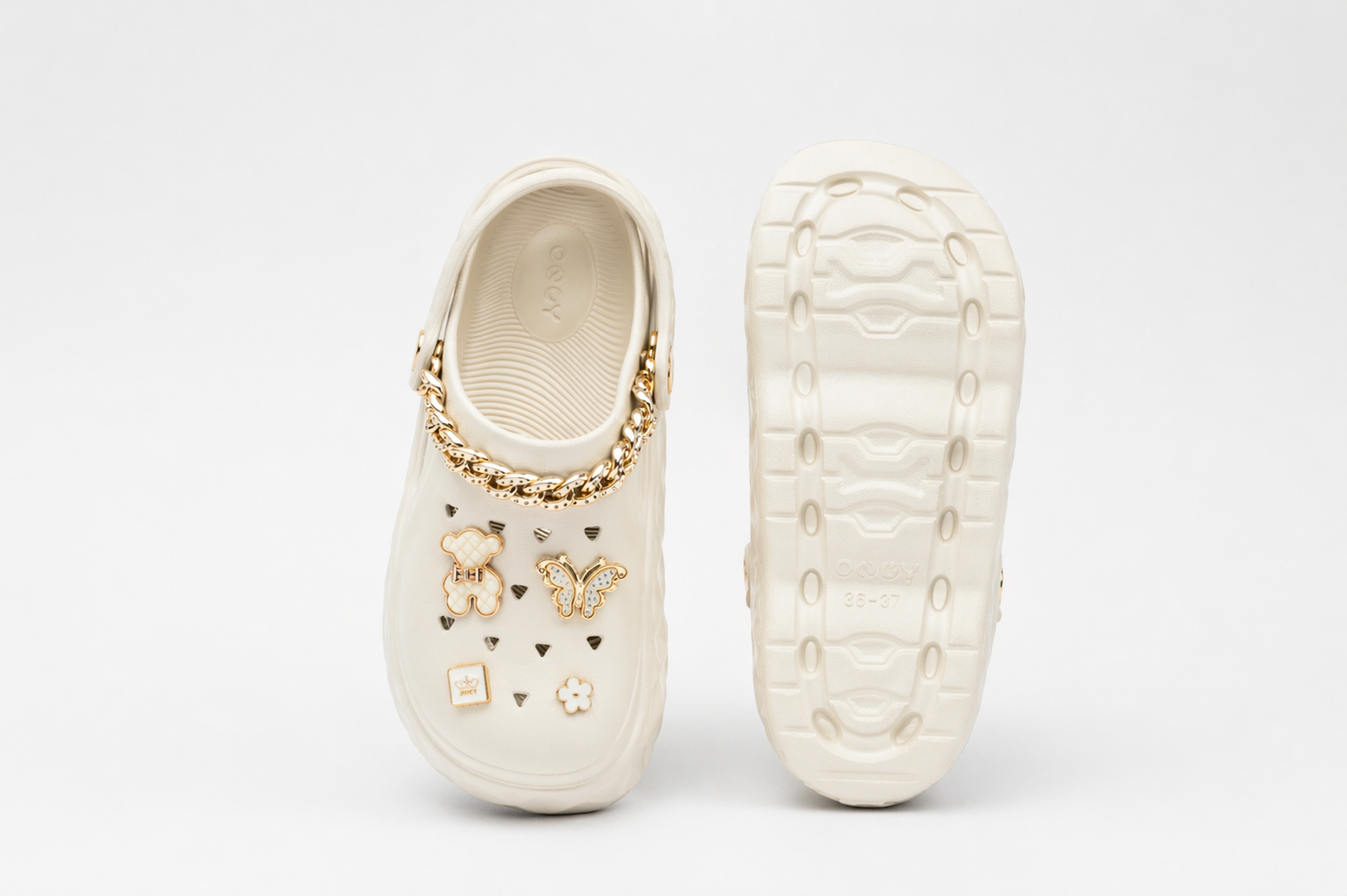 CLOGS | Sabots Ourson Papillon Chaîne