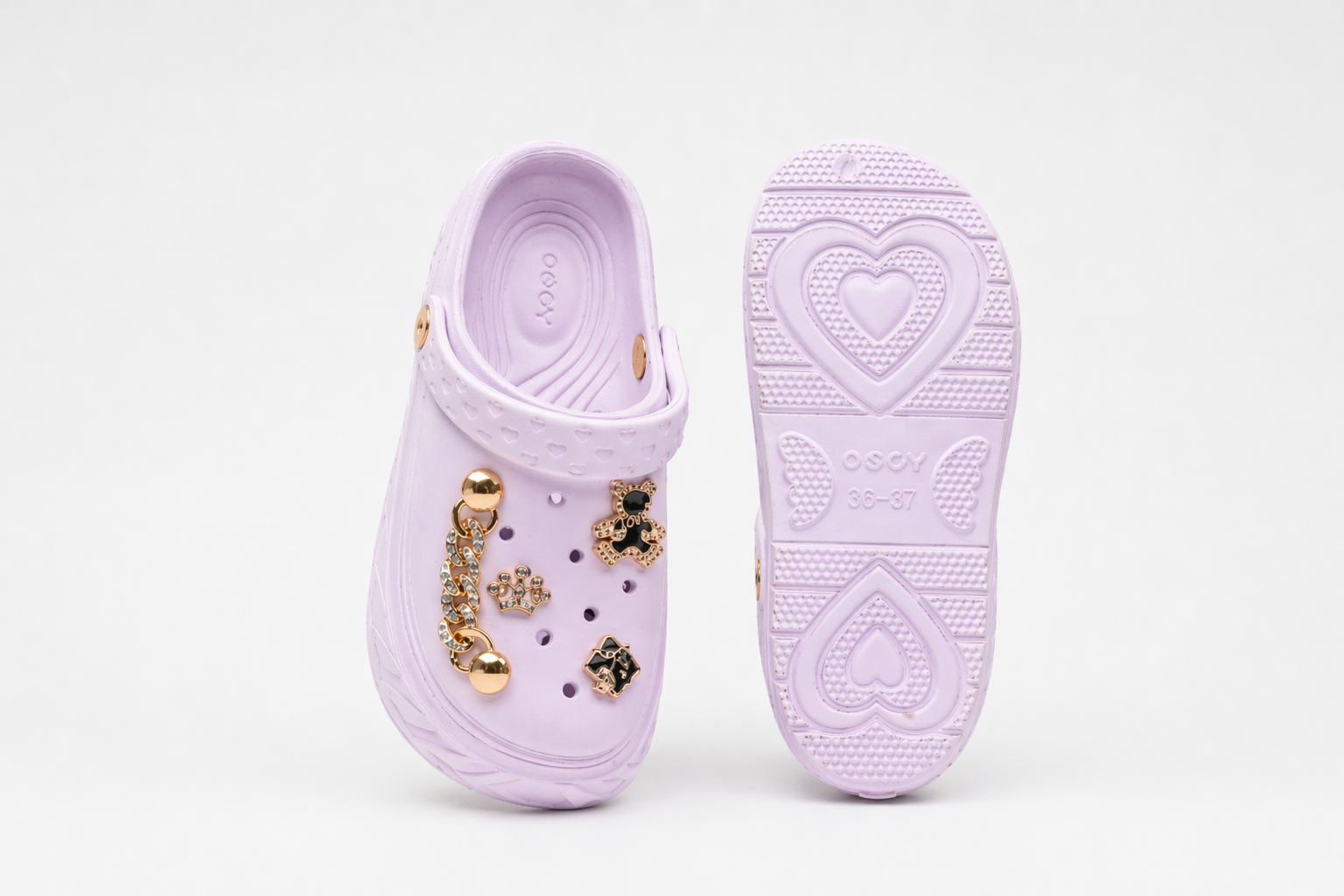 CLOGS | Sabots Couronne Ourson Chaîne