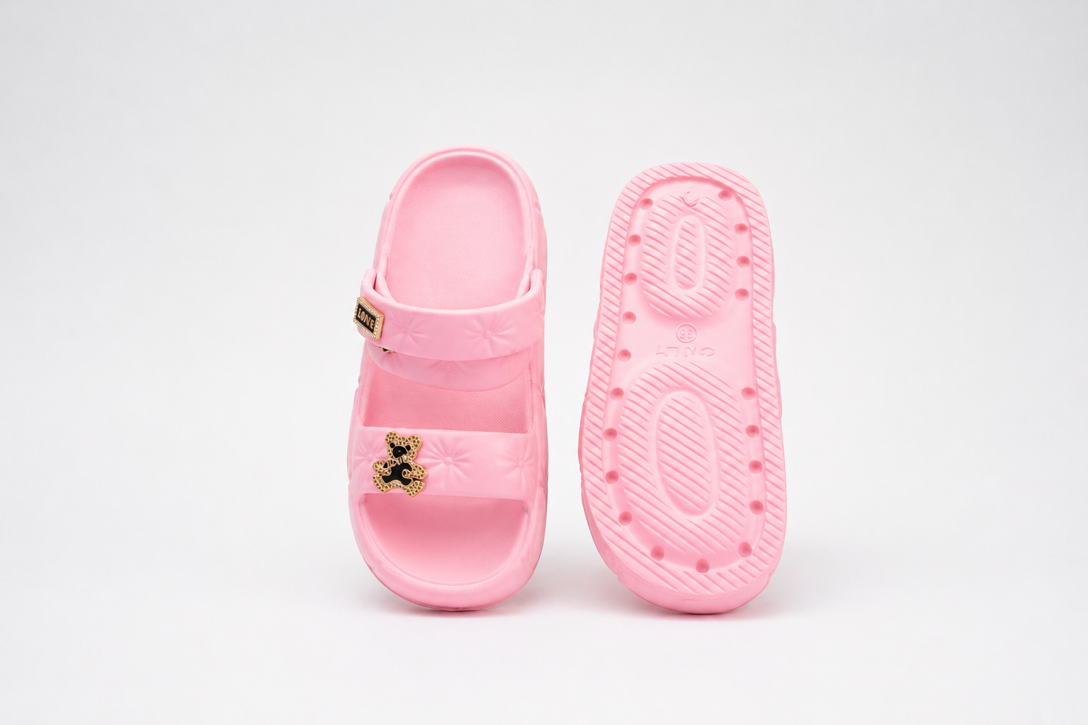 CLOGS | Sandales Ourson Matelassé