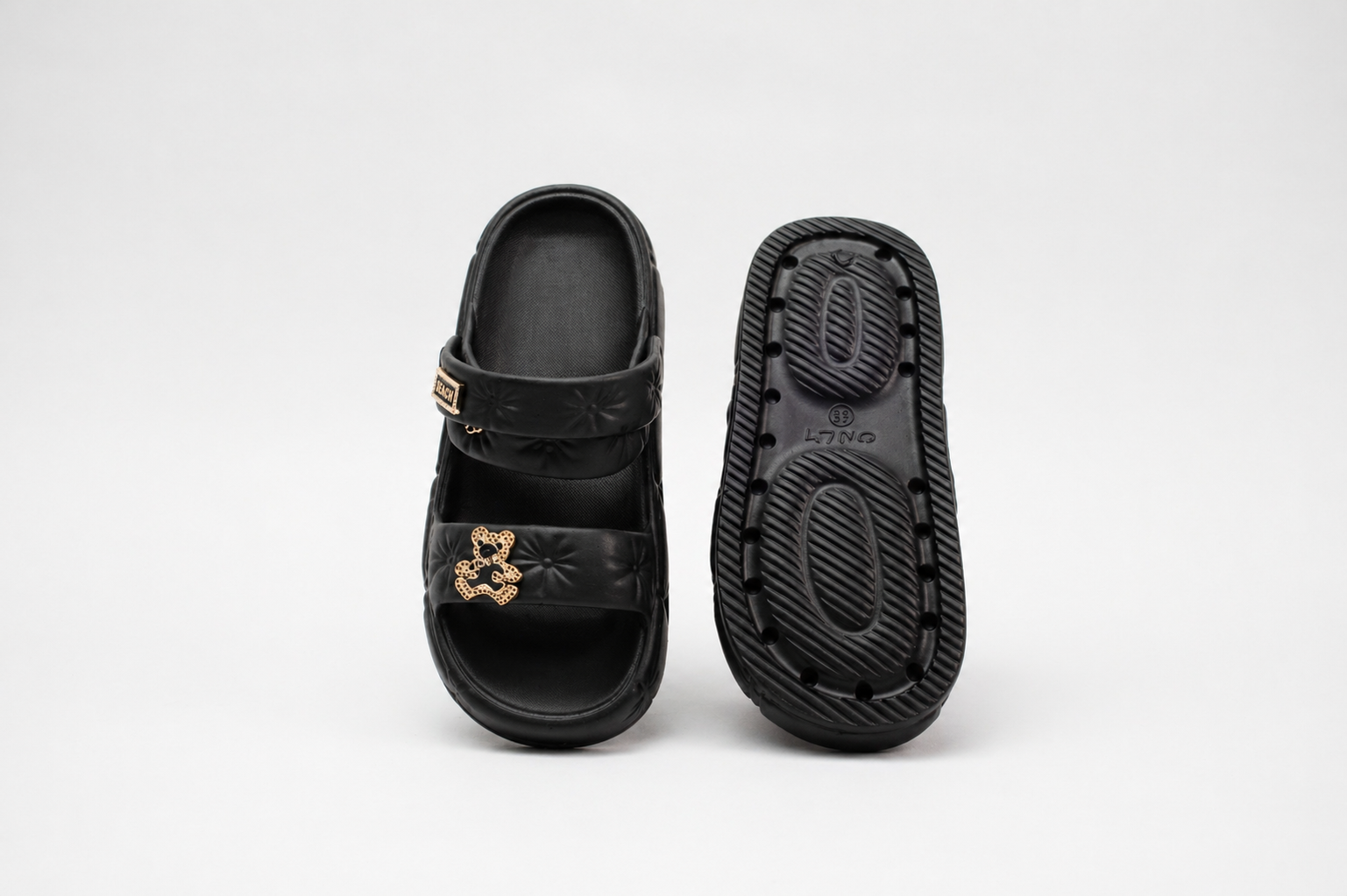 CLOGS | Sandales Ourson Matelassé