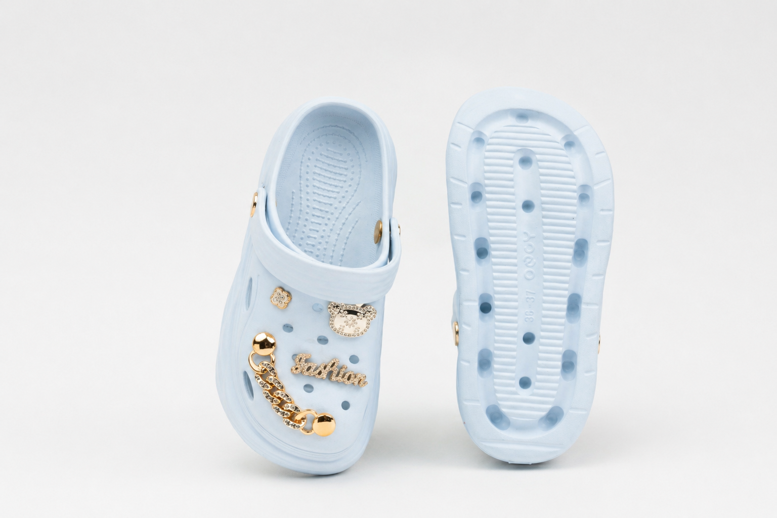 CLOGS | Sabots Ourson Fashion Chaîne