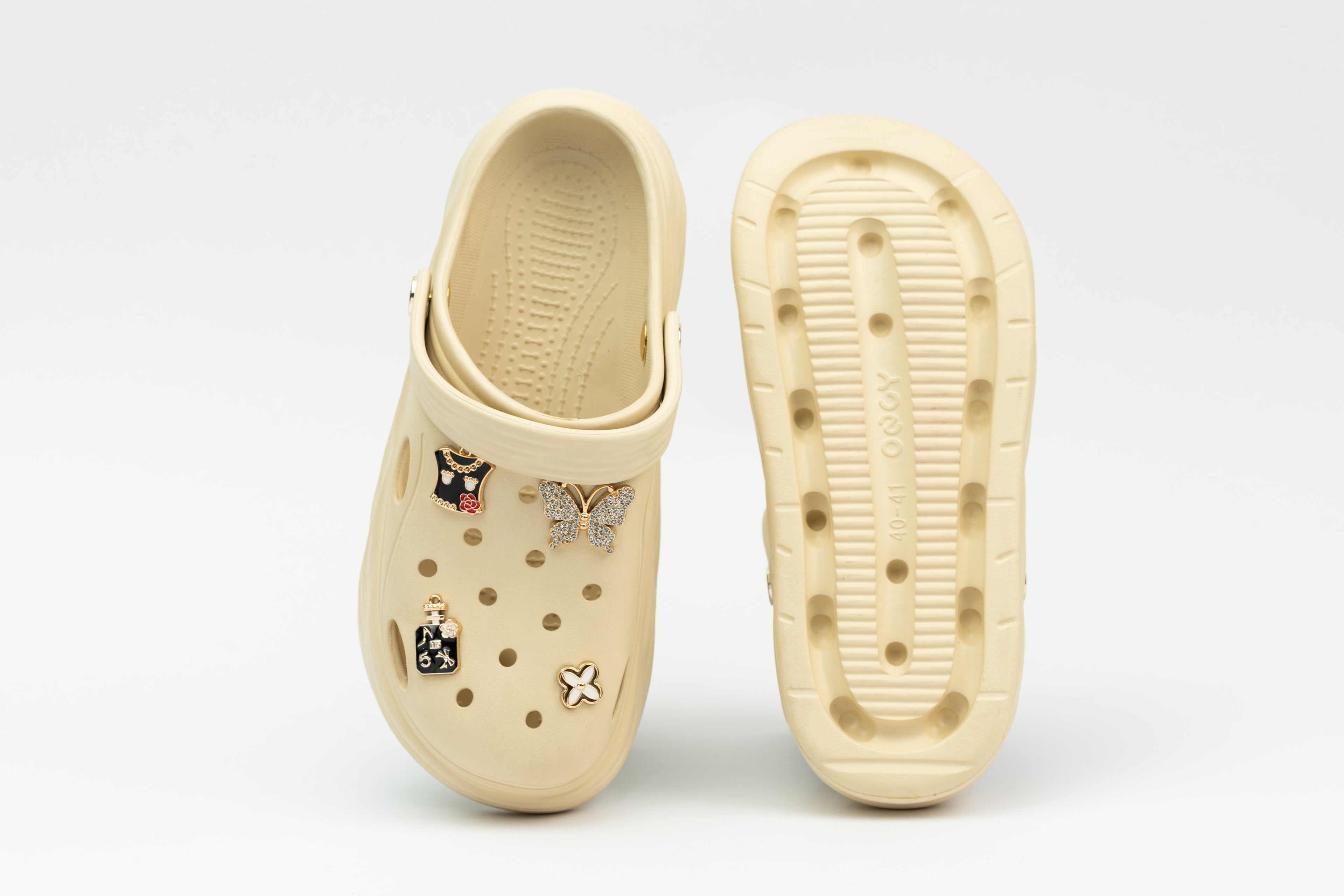 Charmy | Sabots Femme Décorés Confort Luxe