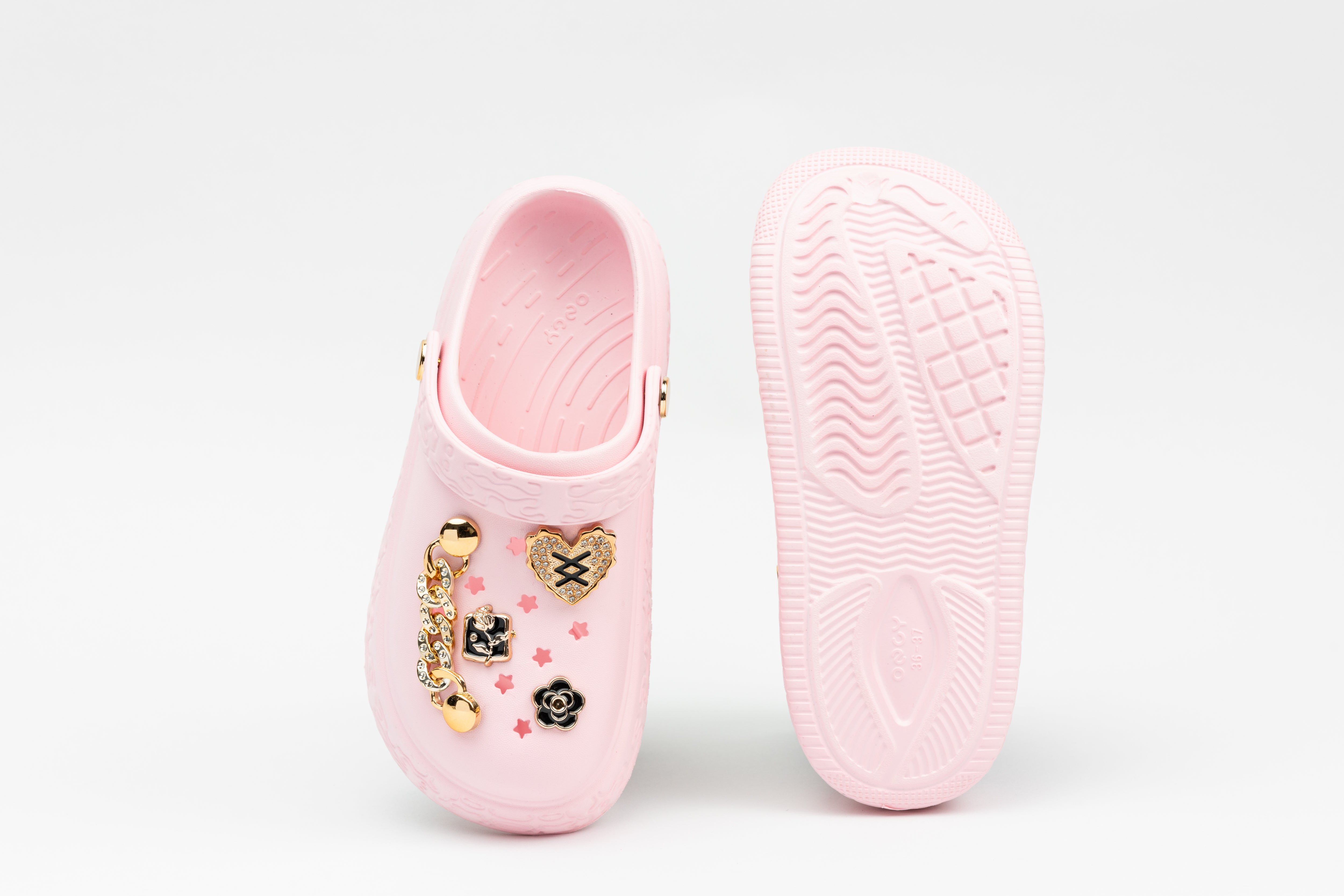 CLOGS | Sabots Cœur Étoiles Chaîne
