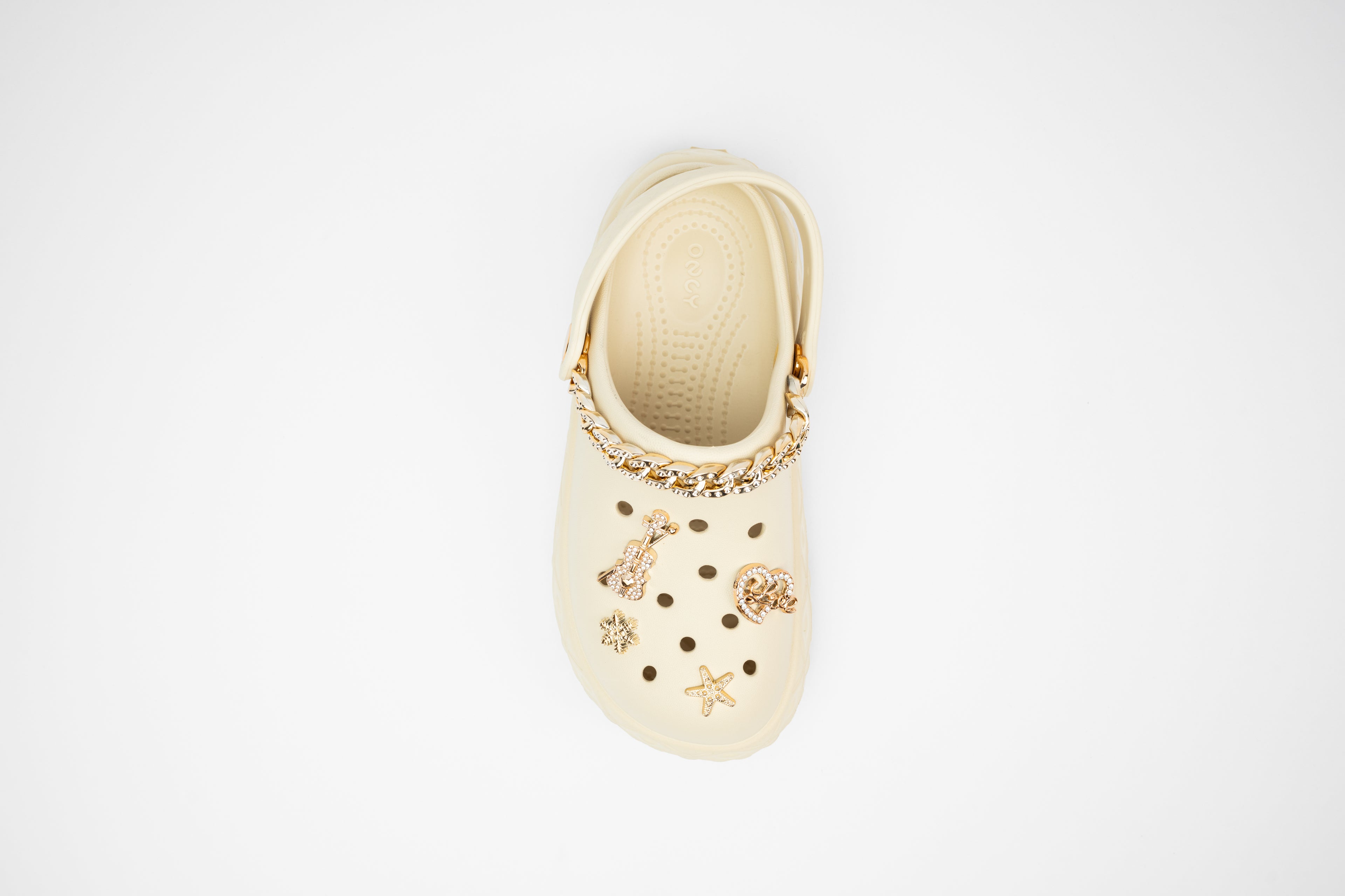 GlamChain | Sabots Femme à Chaîne Dorée