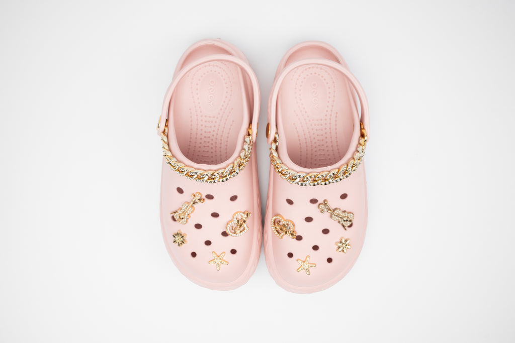 GlamChain | Sabots Femme à Chaîne Dorée