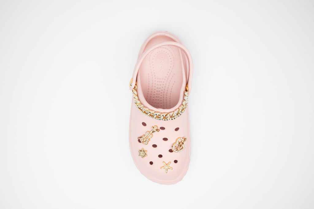 GlamChain | Sabots Femme à Chaîne Dorée