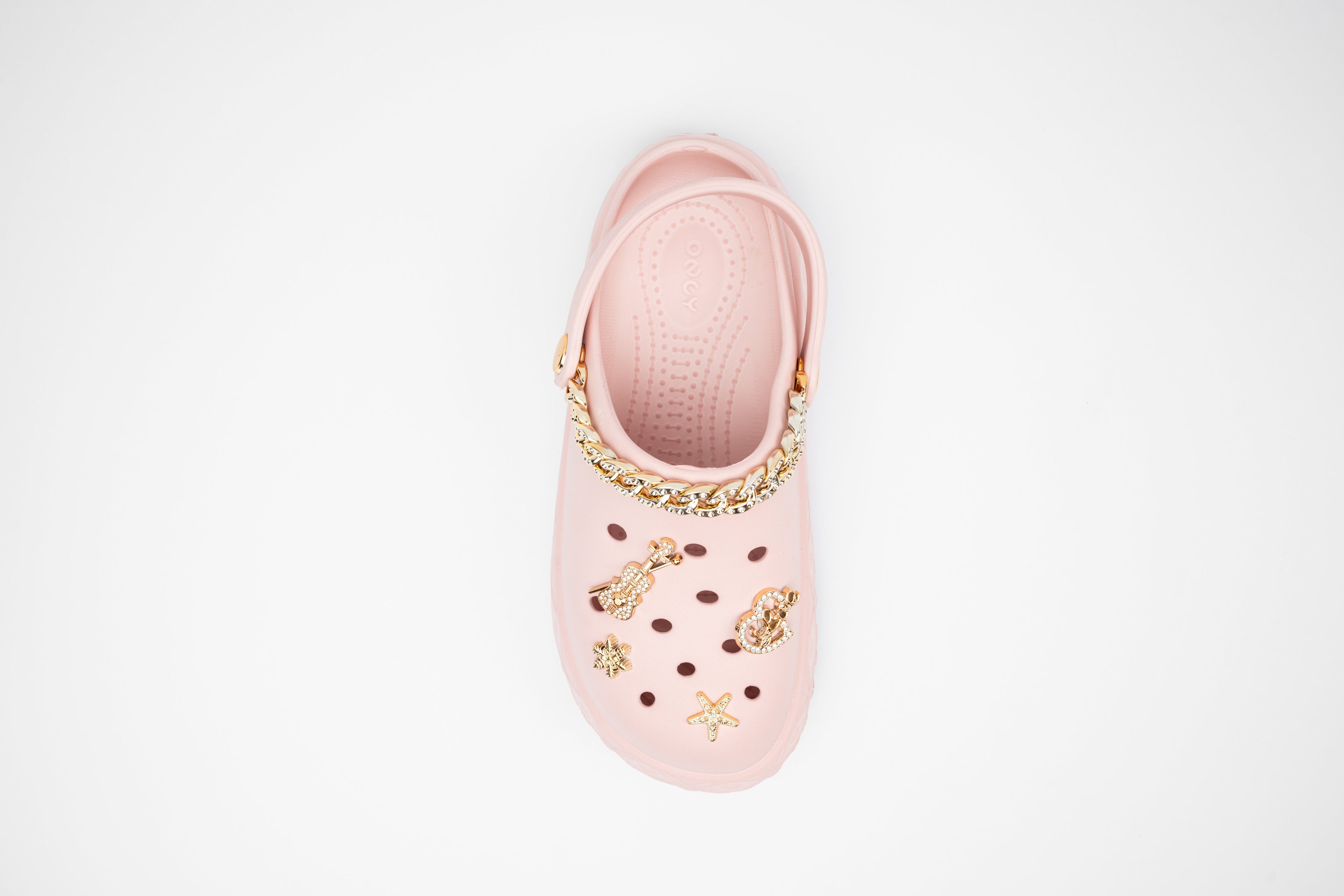 GlamChain | Sabots Femme à Chaîne Dorée