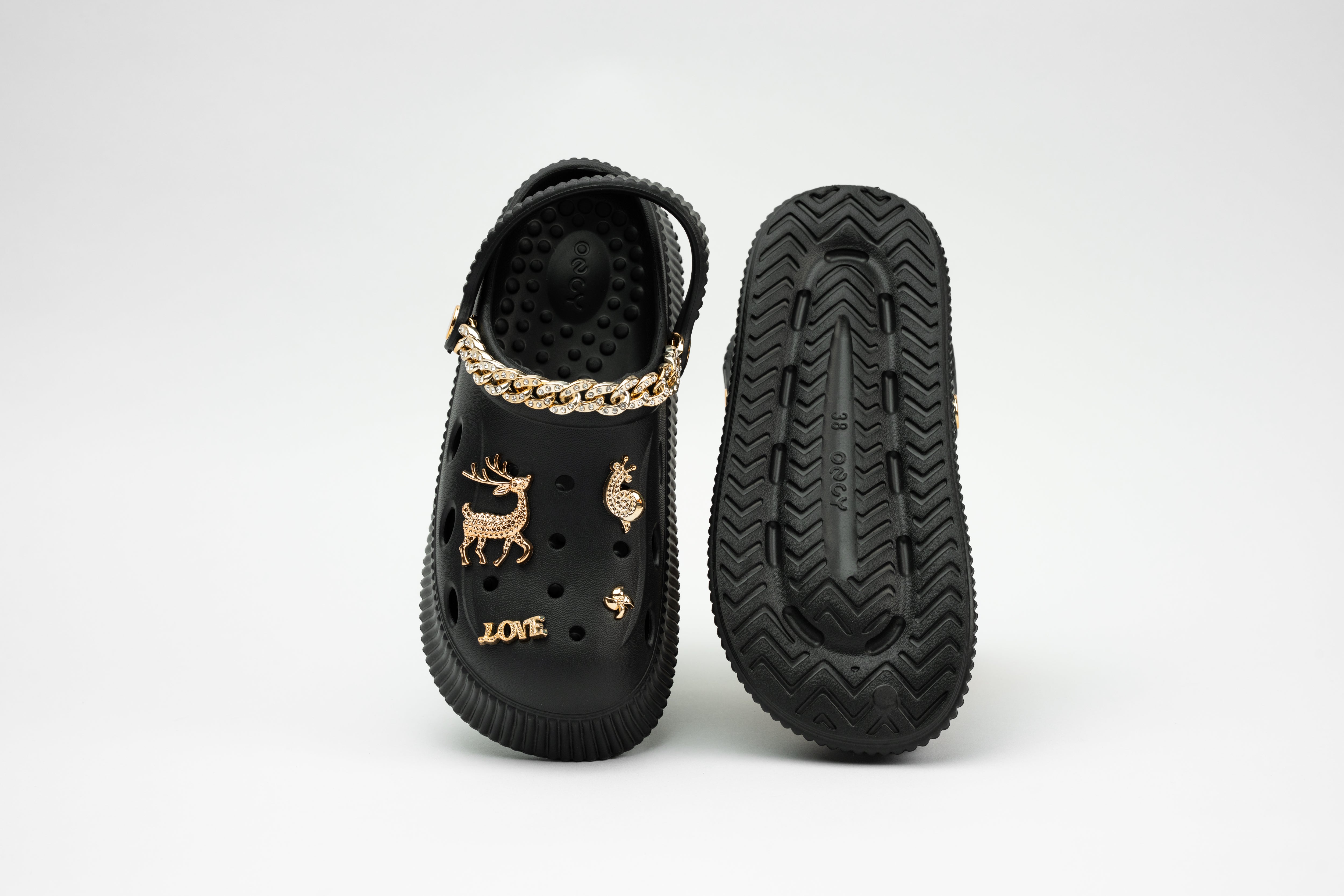 CLOGS | Sabots Cerf Chaîne Charm