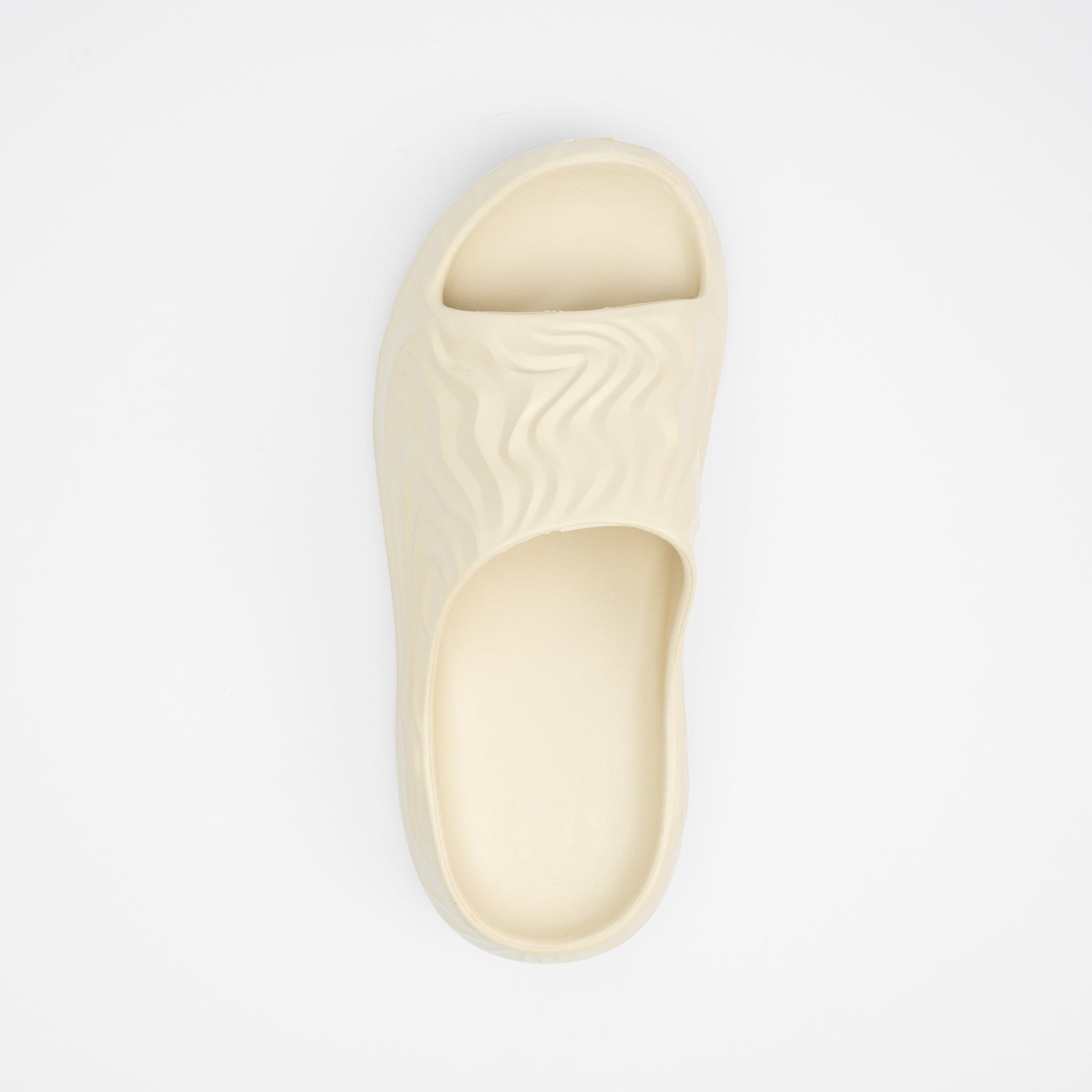 Beige sandal on a white background