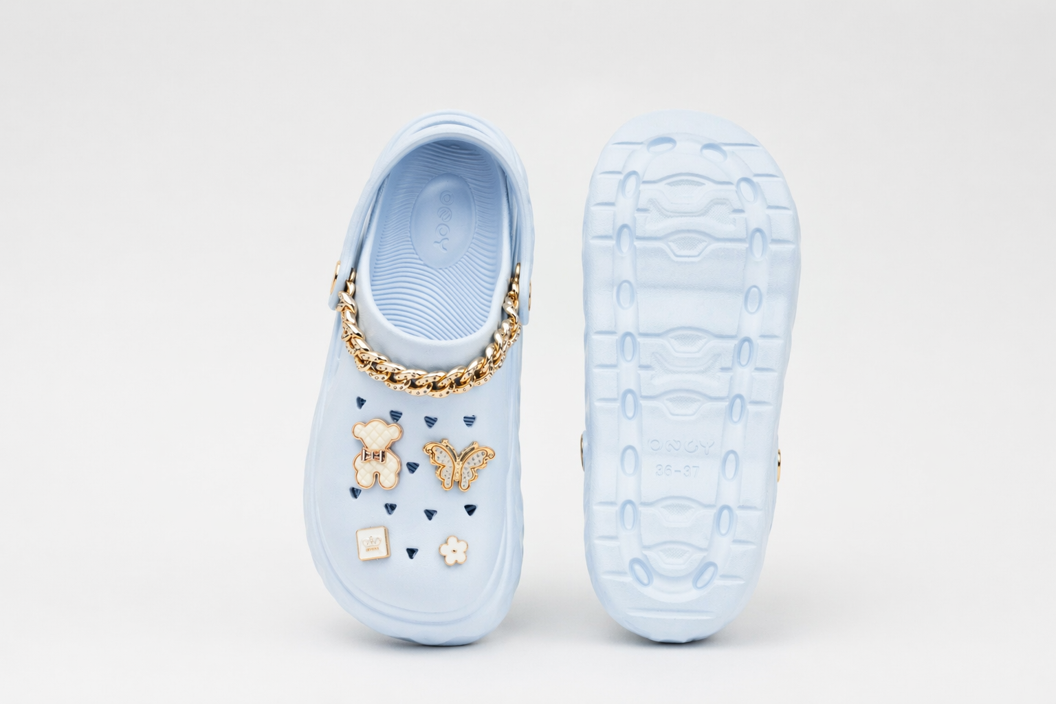 CLOGS | Sabots Ourson Papillon Chaîne