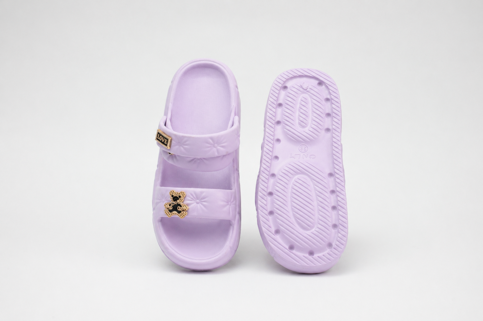 CLOGS | Sandales Ourson Matelassé