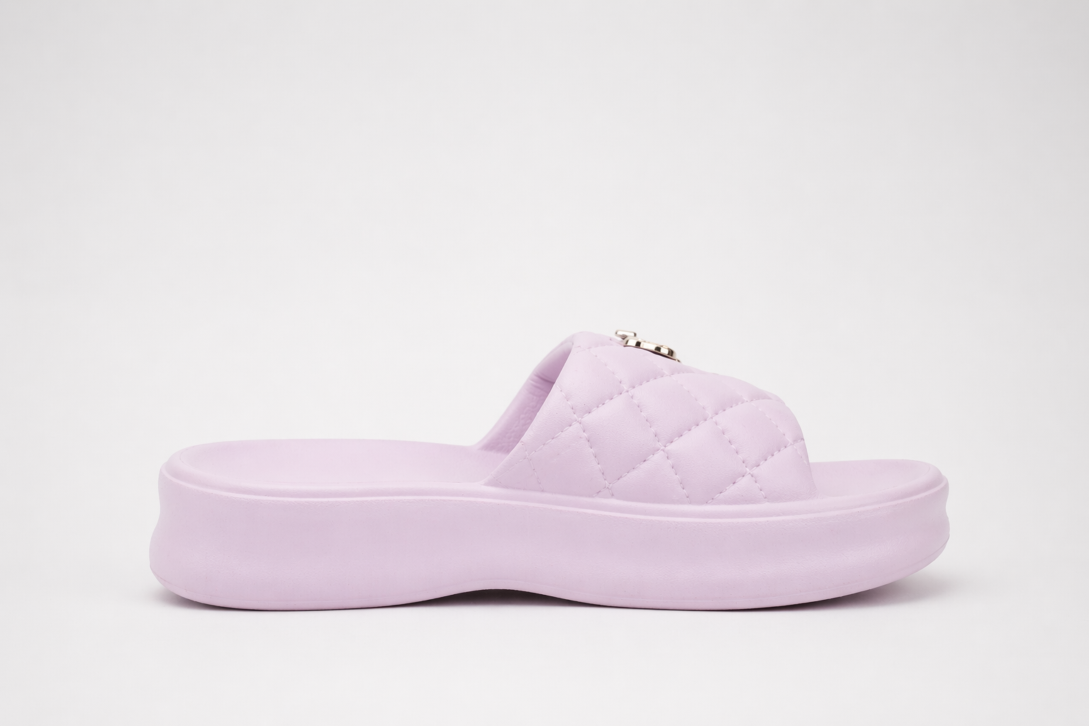 CLOGS | Sandales Ourson Matelassé Doré