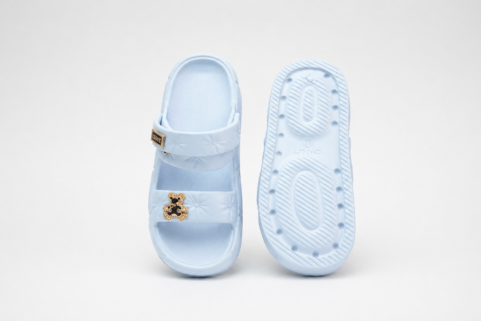CLOGS | Sandales Ourson Matelassé