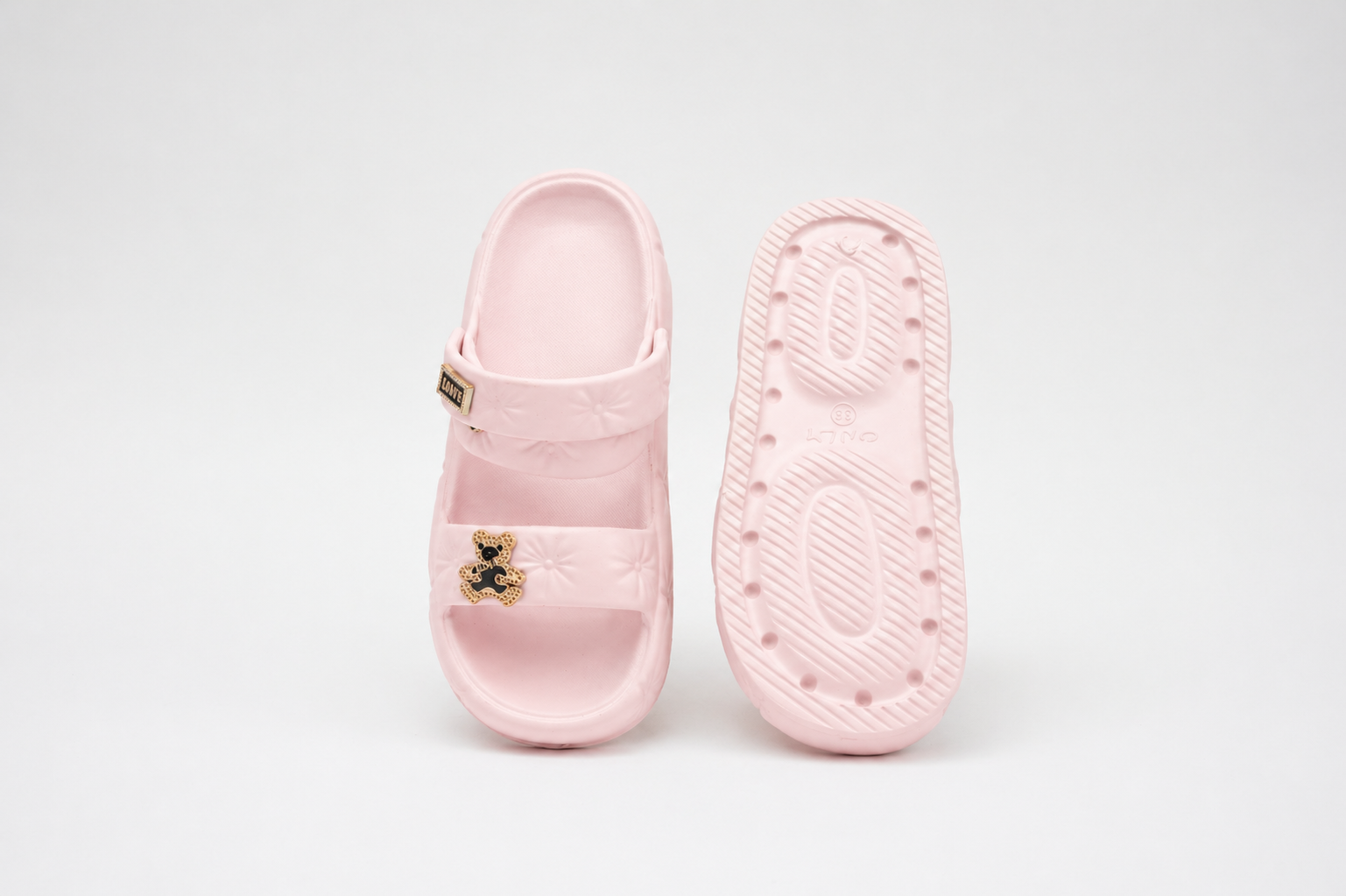 CLOGS | Sandales Ourson Matelassé