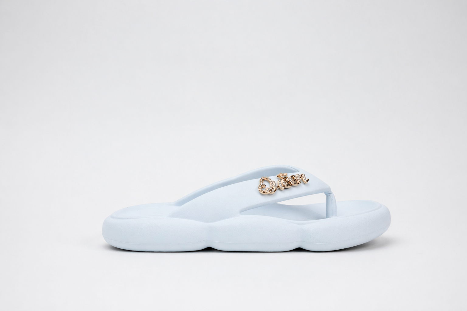 CLOGS | Vintage Tongs Charms Lettre Cœur Matelassé